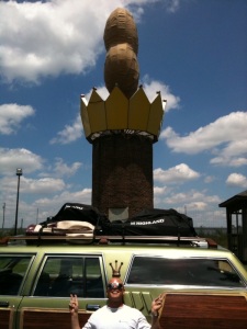 Truckster with World's Largest Peanut!